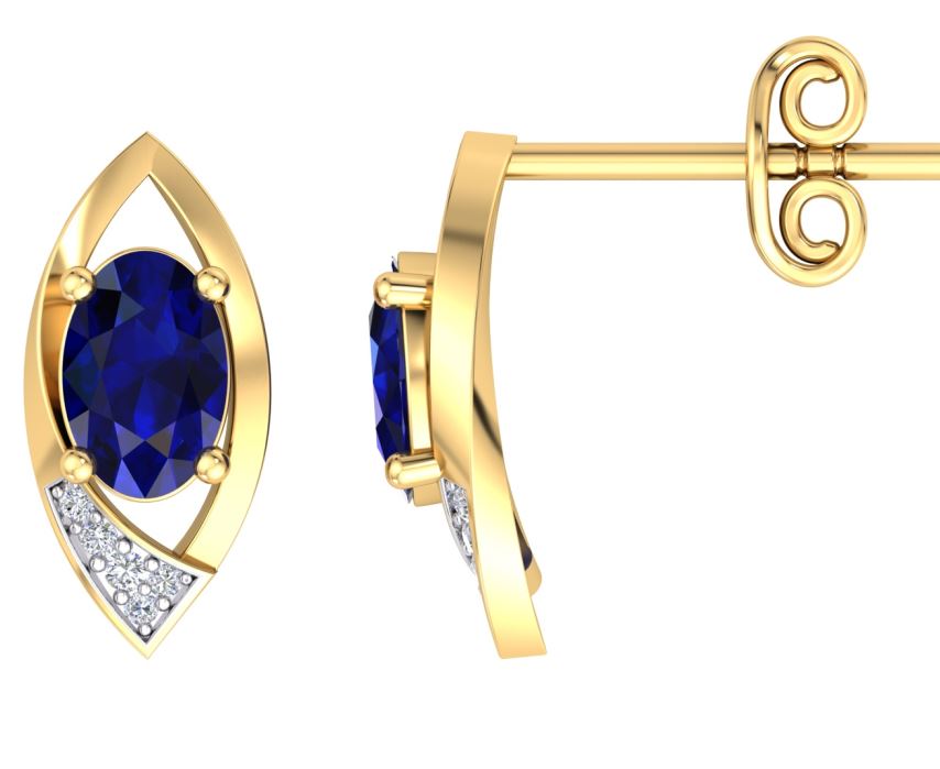 9ct Yellow Gold Twisted Creole Hoop Earrings