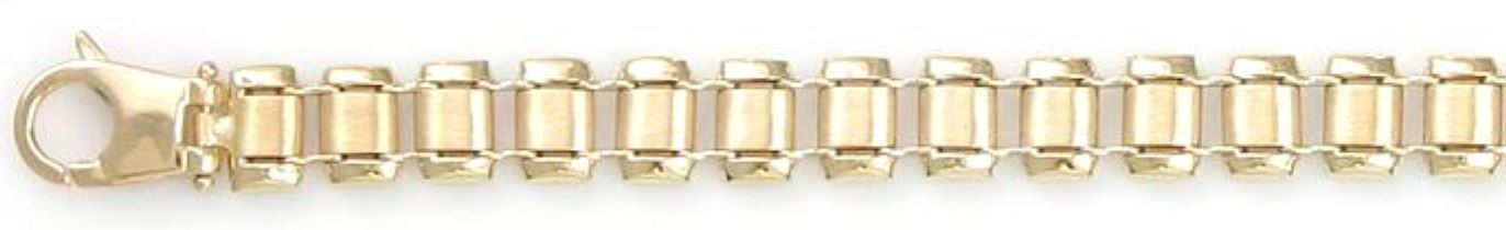 9ct Yellow Gold Bar Link Bracelet