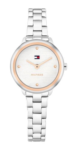 Tommy Hilfiger Ladies Demi Silver Tone 26mm watch