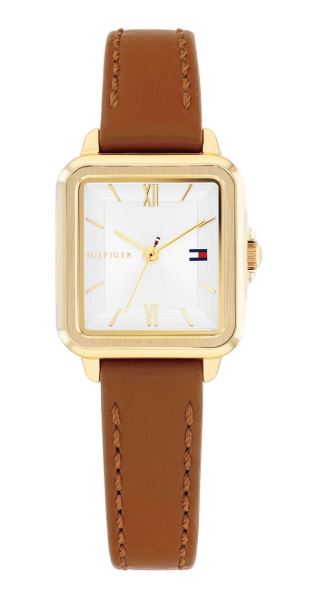 Tommy Hilfiger Ladies Mia Silver Tone 24x22.5mm watch