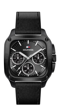 Tommy Hilfiger Mens Herald Black 37x39mm watch