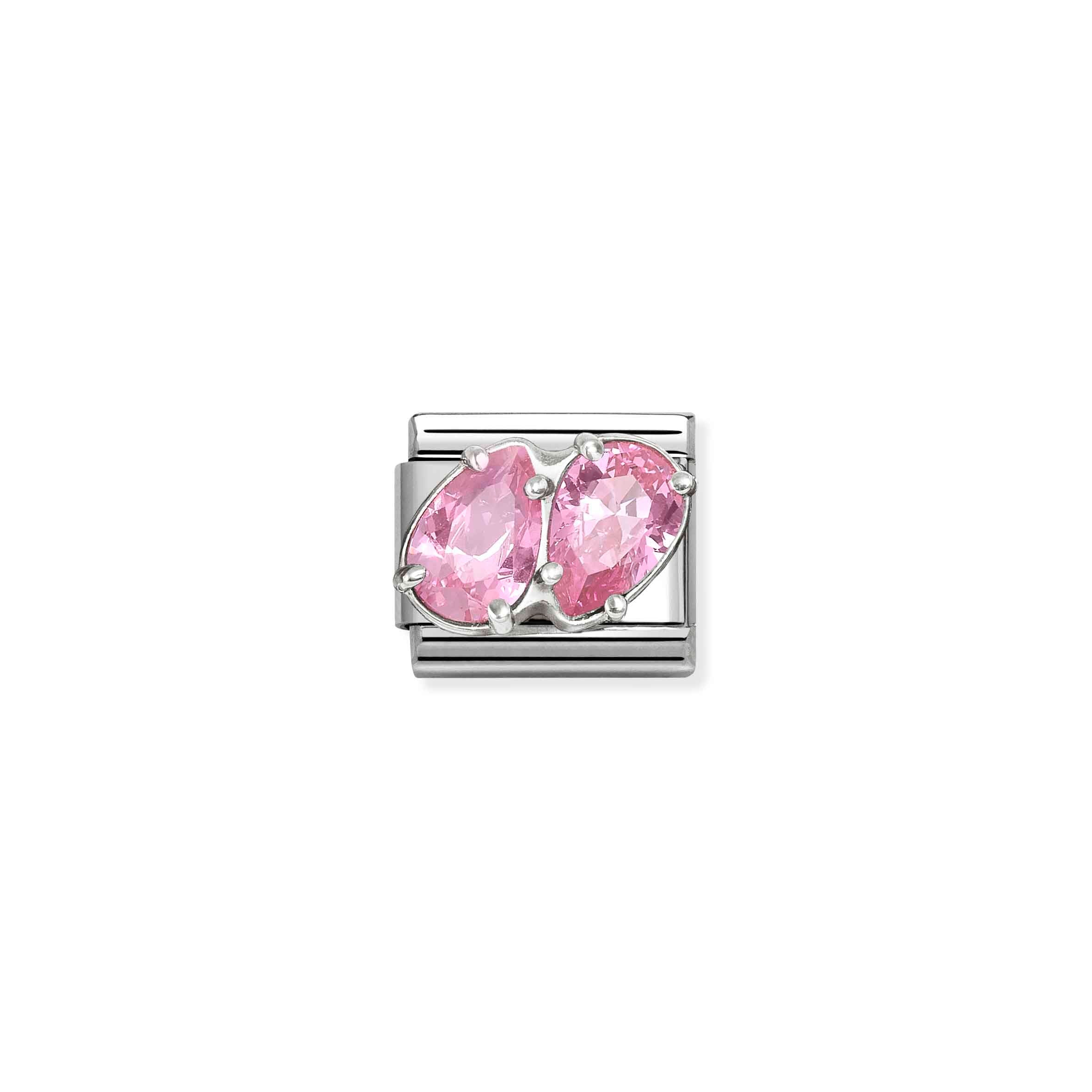 Nomination Composable Classic Pink Double Drop Charm