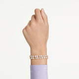Swarovski Mesmera Double Row Bracelet - Gold Tone-Plated - M - White