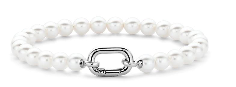 SS Shell Pearl Bclt  17.4cm