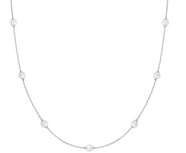 SS Shl Pearl Stn Nlace 40.5- 45.5cm