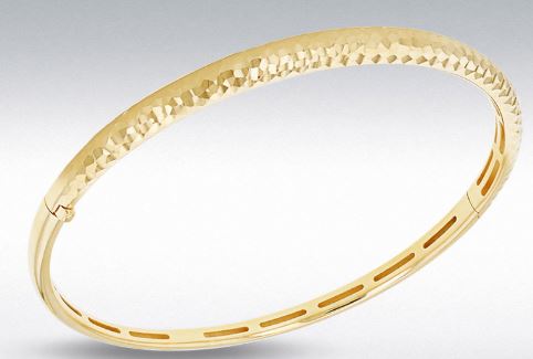 9ct Yellow Gold Heart Link Bracelet