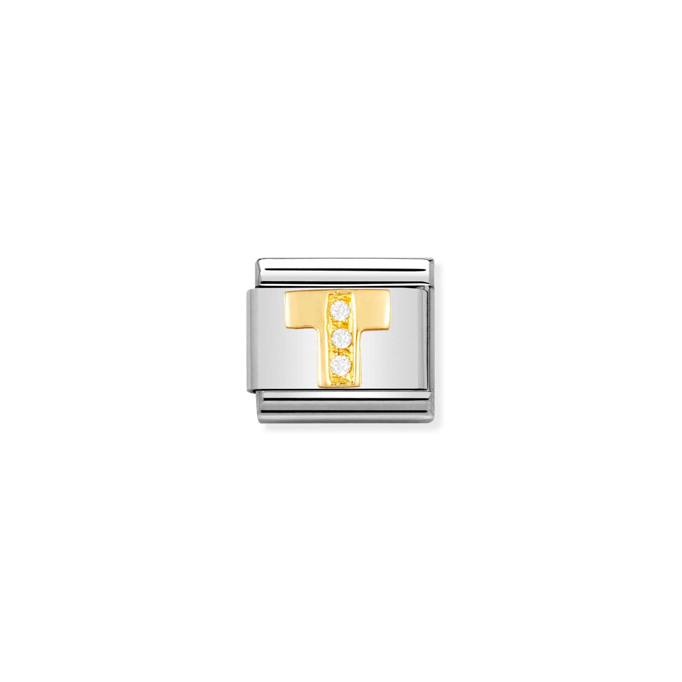 Nomination Composable Classic 'T' Letter Charm