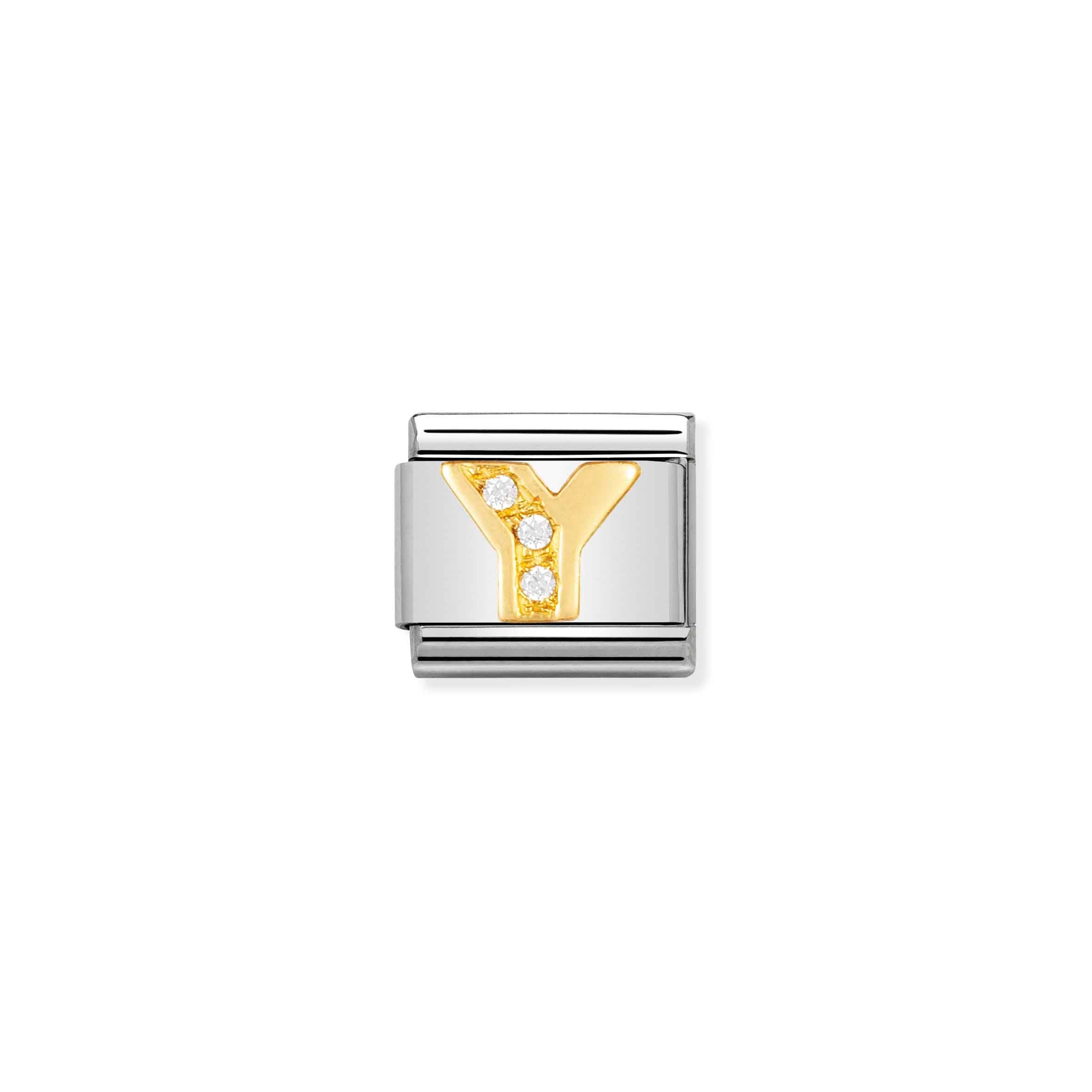 Nomination Composable Classic 'Y' Letter Charm Link