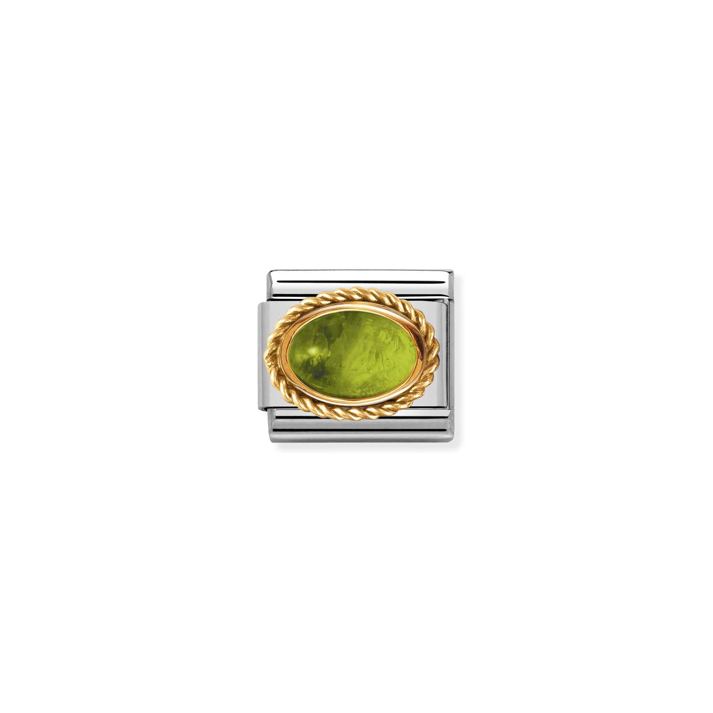 Nomination Composable Classic Oval Peridot Charm