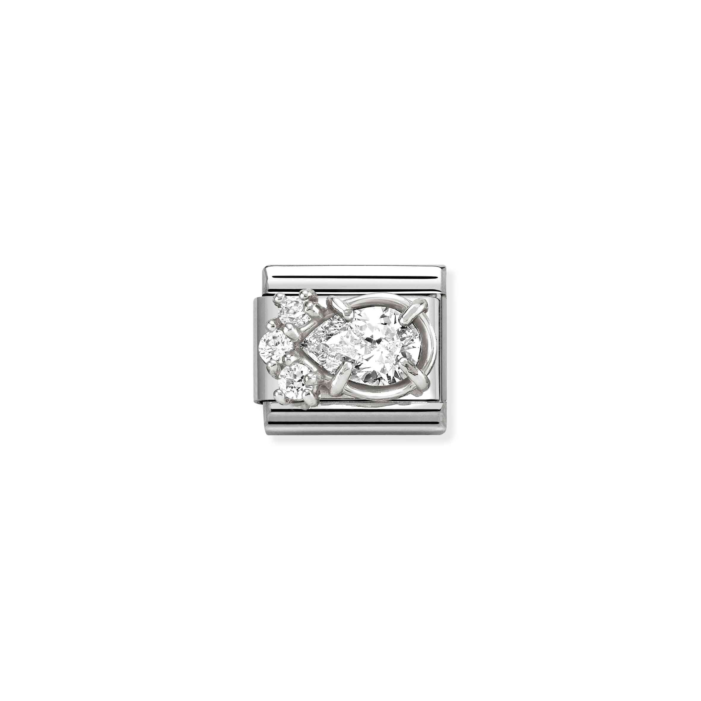 Nomination Composable Classic White Drop Link