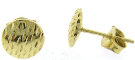 Vibrant 9ct Yellow Gold Rainbow Petal Stud Earrings
