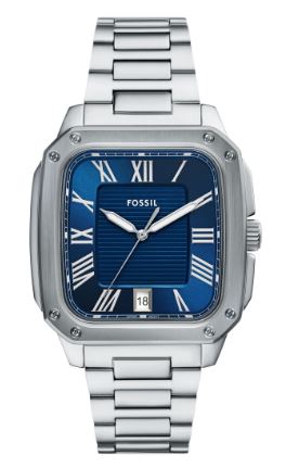 Fossil Mens Crosby Blue 42mm watch