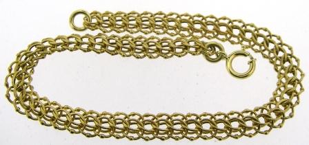 Vintage 9ct Yellow Gold Fancy Link Bracelet 7.75'