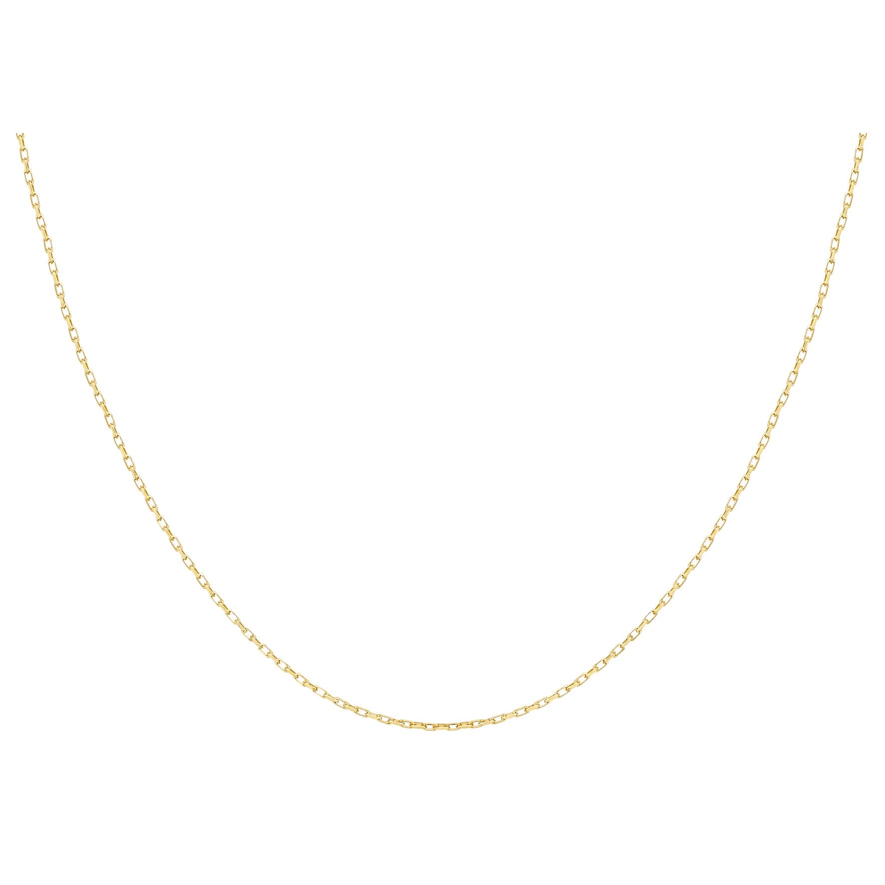 9ct Yellow Gold Diamond Cut Belcher Chain 24 Inch