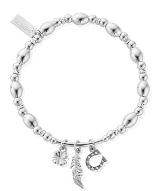 ChloBo Sterling Silver Luck And Courage Bracelet