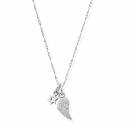 ChloBo Sterling Silver Tiny Twisted Rope Chain Guidance Necklace 40-45cm