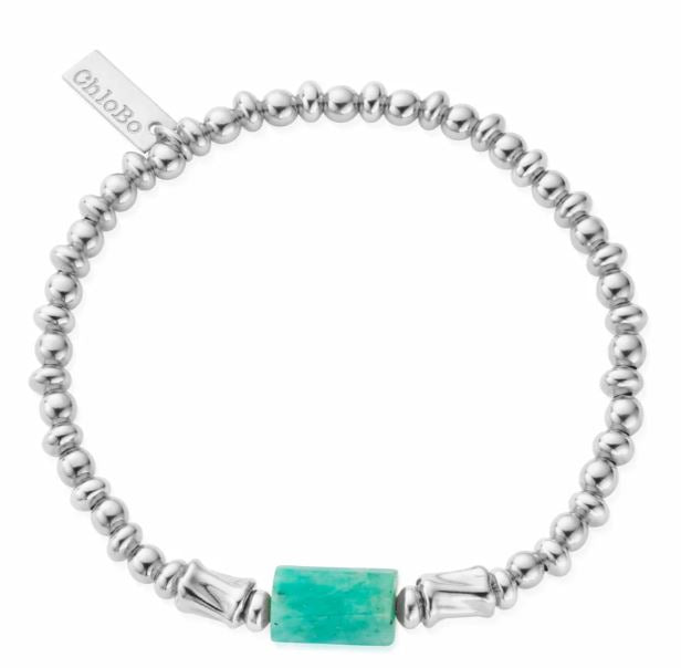 ChloBo Sterling Silver Balance Spirit Stone Bracelet