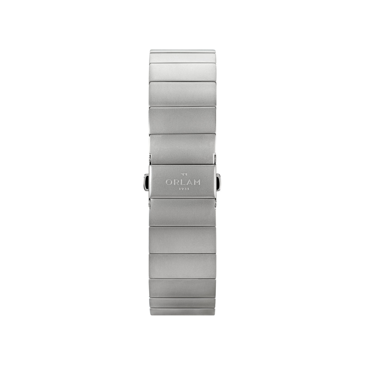 Orlam Heritage 36mm White Dial Stainless Steel Bracelet Quartz Mens Watch