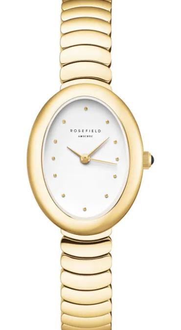 Rosefield Ladies Mini Oval Mother of Pearl 18mm watch