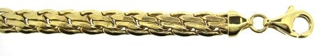 Vintage 9ct Yellow Gold Fancy Link Bracelet 7.5'