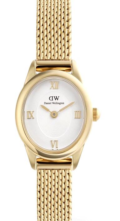 Daniel Wellington Ladies Ophelia Mini Gold White 22x25.5mm Watch