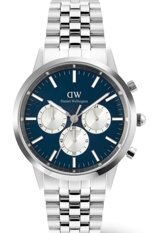 Daniel Wellington Unisex Iconic Link Arctic Blue 36mm Watch