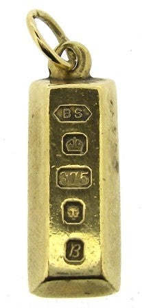 Vintage 9ct Yellow Gold Ingot