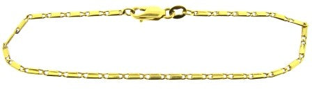 Vintage 18ct Yellow Gold Fancy Link Bracelet 8'