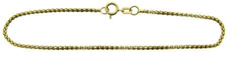Vintage 18ct Yellow Gold Popcorn Link Bracelet 7'