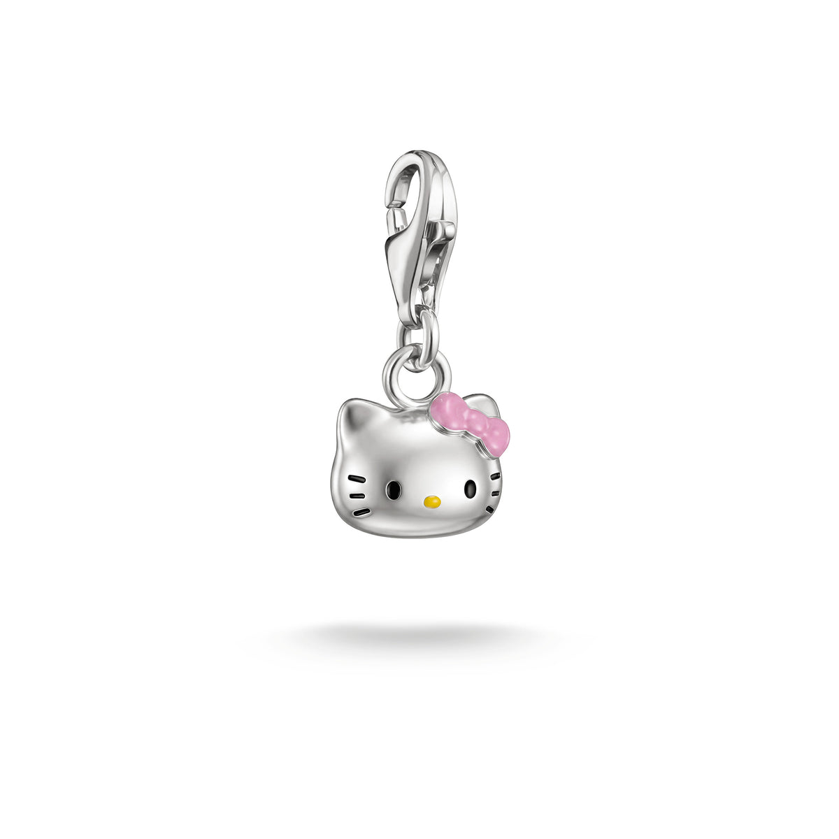 Thomas Sabo Silver Plated Hello Kitty Pink Bow Charm