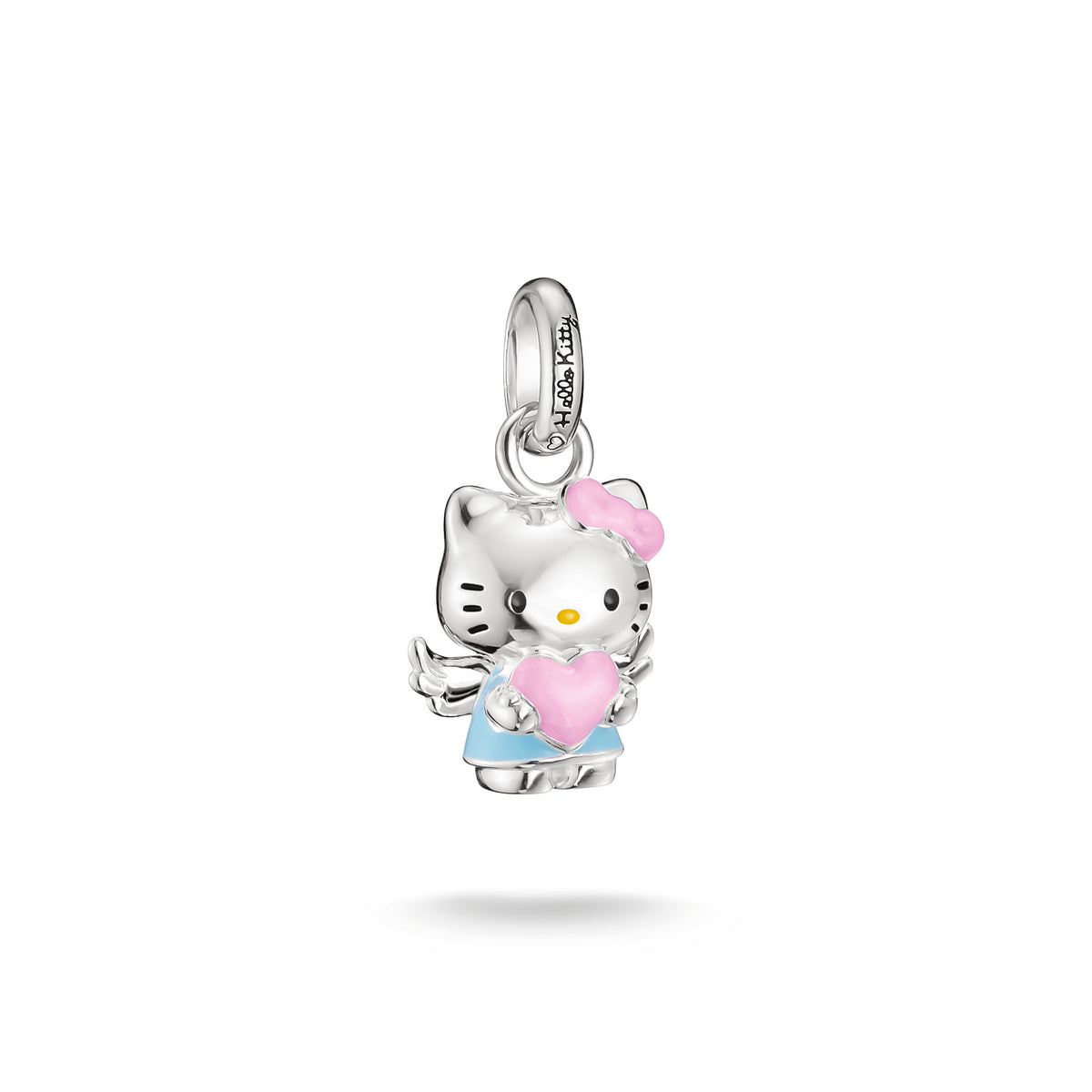 Thomas Sabo Silver Plated Hello Kitty Angel Charm With Pink Heart ? Connect
