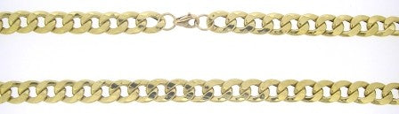 Vintage 18ct Yellow Gold Curb Link Chain 20'