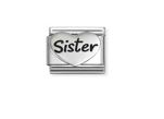 Nomination Composable Classic Number 30 Oxidised Charm - Stainless Steel & Sterling Silver