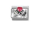 Nomination Composable Classic Oxidised Sister Heart Charm