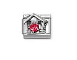 Nomination Composable Classic Oxidised Sister Heart Charm