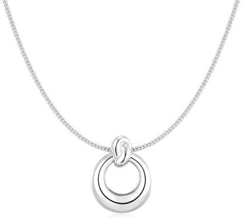 Ania Haie Gold Plated Open Circle Necklace 42.5-47.5cm