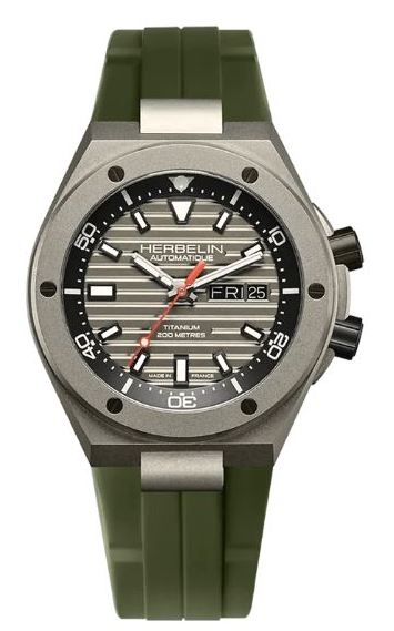 Herbelin Cap Camarat Automatic Titanium Diver Watch 1745TITICK