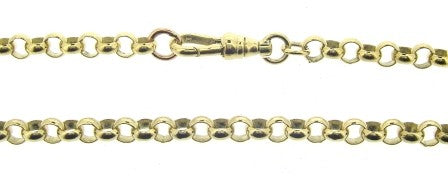 Vintage / Preowned 9ct Yellow Gold Round Belcher Link Chain 22"