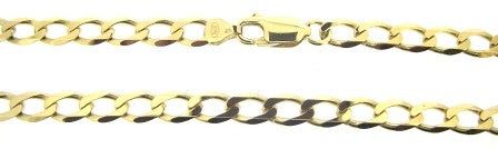 Vintage / Preowned 9ct Yellow Gold Curb Link Chain 20"