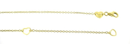 Hearts on Fire - 18ct Yellow Gold Lightweight Cable Chain 20'