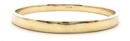 Vintage / Preowned Estate jewellery - The Vintage Collection - 9ct Yellow Gold Plain Bangle