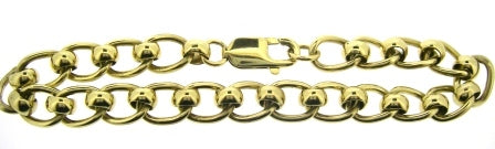 Vintage / Preowned Estate jewellery - The Vintage Collection - 9ct Yellow Gold Rolo Bracelet 8"