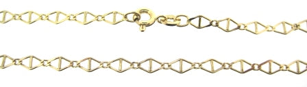 Vintage / Preowned Estate jewellery - The Vintage Collection - 9ct Yellow Gold Fancy Link Chain 22.5"