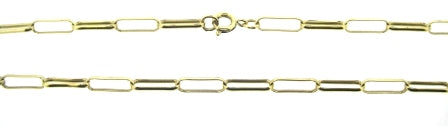 The Vintage Collection - Vintage / Preowned Estate - 9ct Yellow Paper Link Chain 20"