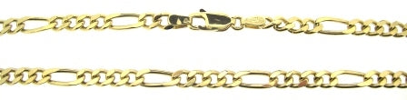 The Vintage Collection - Vintage / Preowned Estate - 9ct Yellow Gold Figaro Link Chain 18"