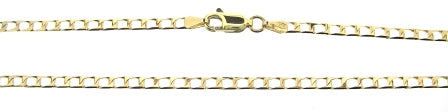 The Vintage Collection - Vintage / Preowned Estate - 9ct Yellow Gold Square Link Chain 20"