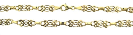 The Vintage Collection - Vintage / Preowned Estate - 9ct Yellow Gold Fancy Link Chain 20"