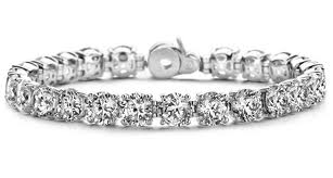 Ti Sento 4-Claw Tennis Bracelet - Cubic Zirconia, Sterling Silver, 18.5cm