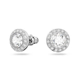 Swarovski Rhodium Plate Angelic Pierced Earrings with Crystal