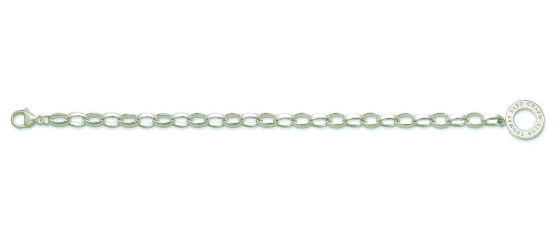 Thomas Sabo Sterling Silver Charm Carrier Bracelet